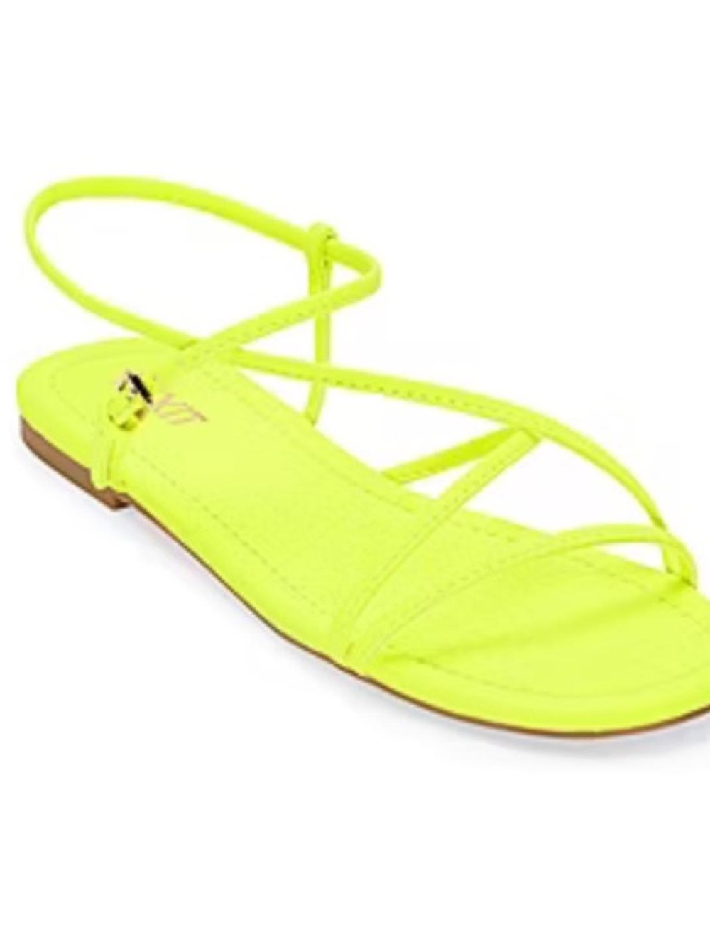Mixit Neon Yellow Strappy Sandal